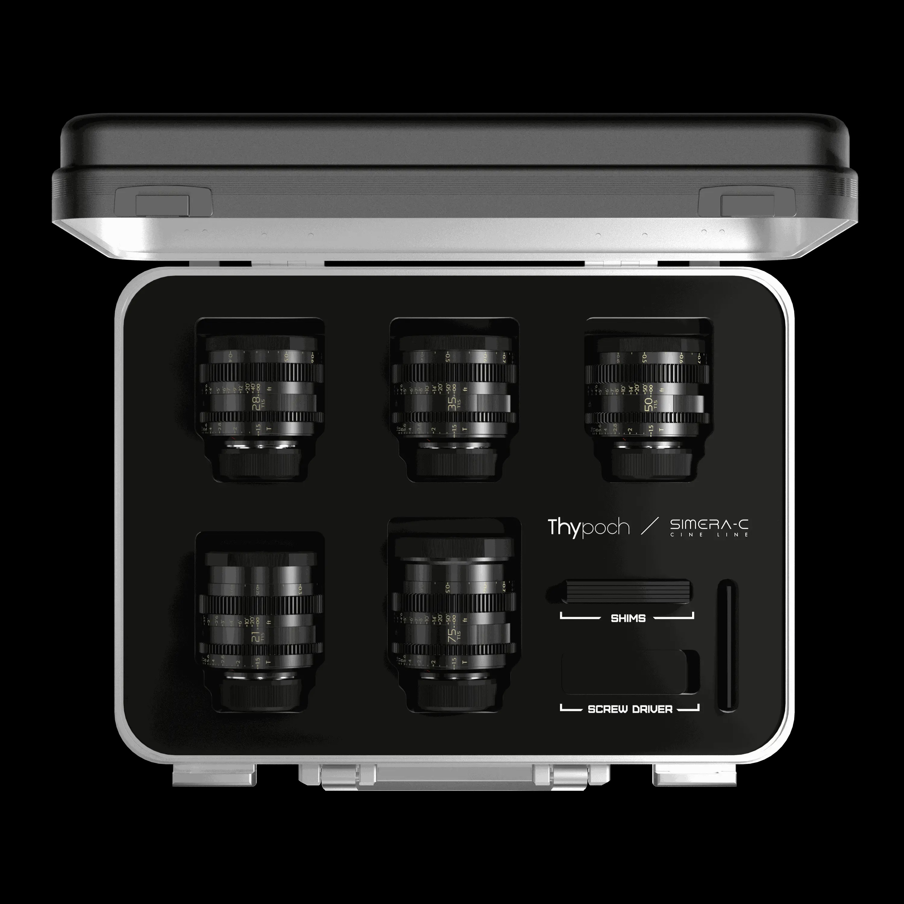 Thypoch Simera-C | 21/28/35/50/75mm T1.5 M/E Mount Manual Cine Lens