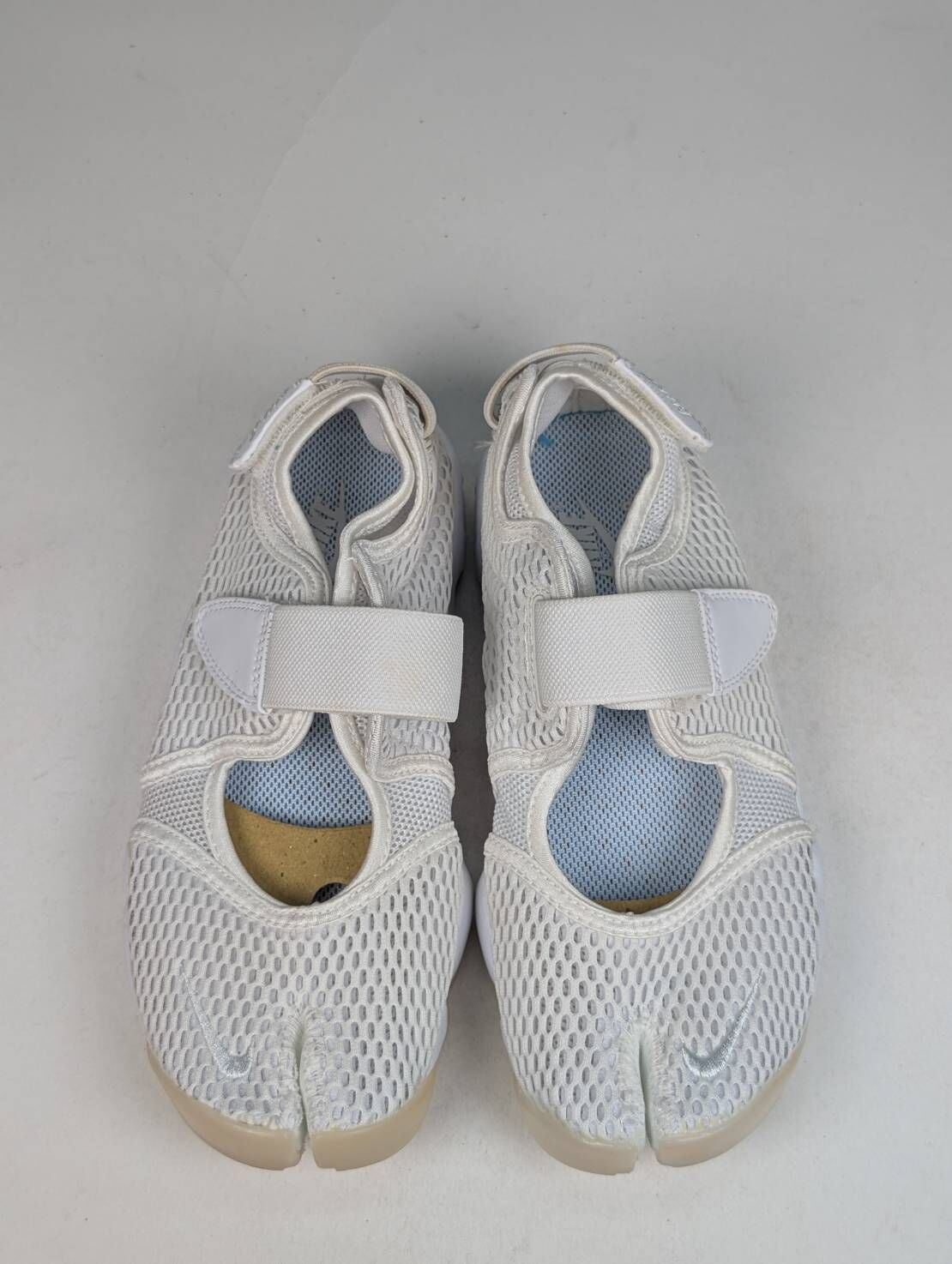 微瑕疵-左右腳鞋面鞋底泛黃 848386-100 W7 W NIKE AIR RIFT BR 忍者鞋 白色