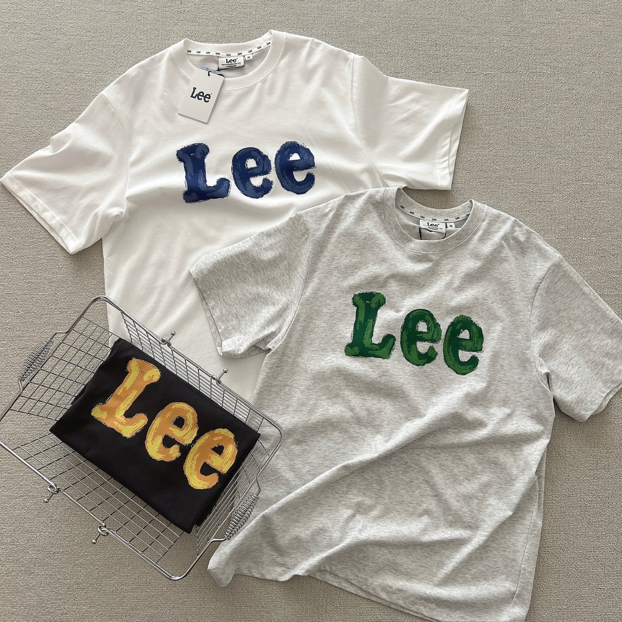 （現貨）韓牌 LEE 手繪logo 短T LE2602ST05