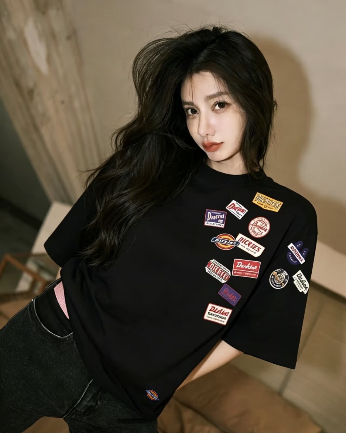 『預購商品』Dickies 美式塗鴉貼紙 寬鬆短踢 DKU262NKT343