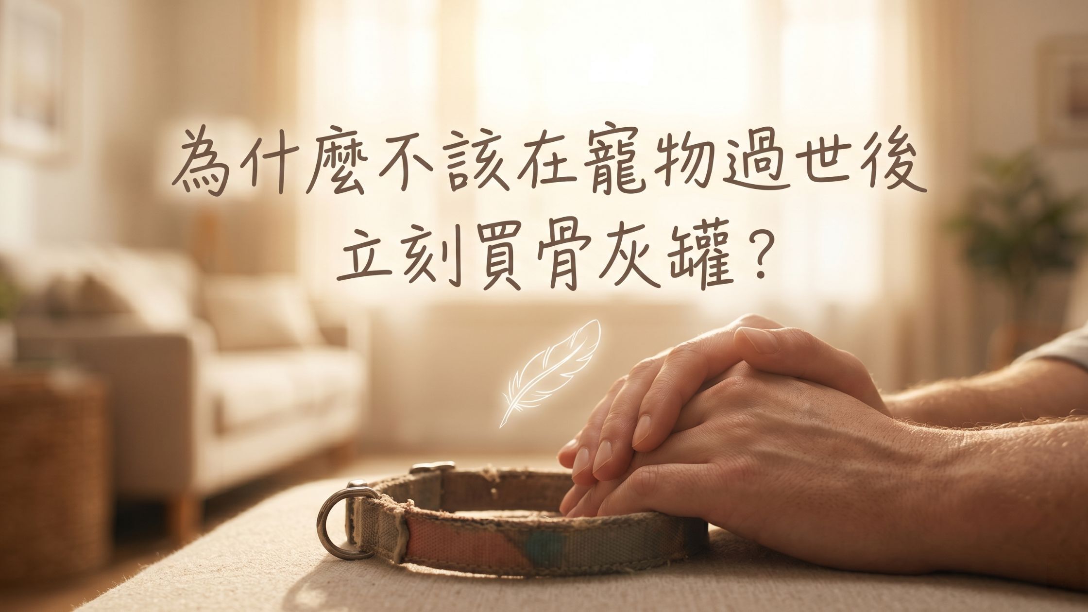 為什麼不該在寵物過世後立刻買骨灰罐