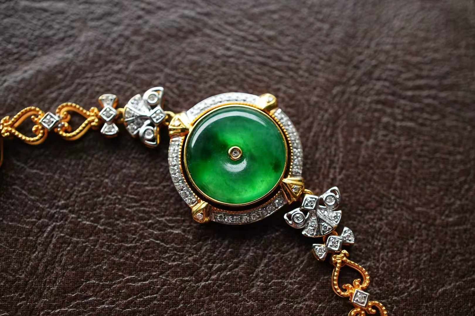 414812 翡翠多寶手鏈