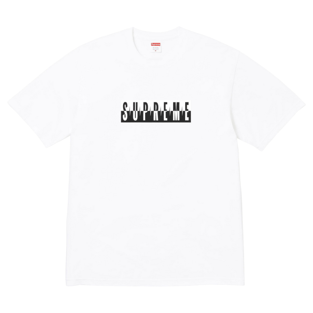 ☆ETW☆【EASY TO WEAR】Supreme 25FW Split Tee 分裂 LOGO 經典 字體 短T