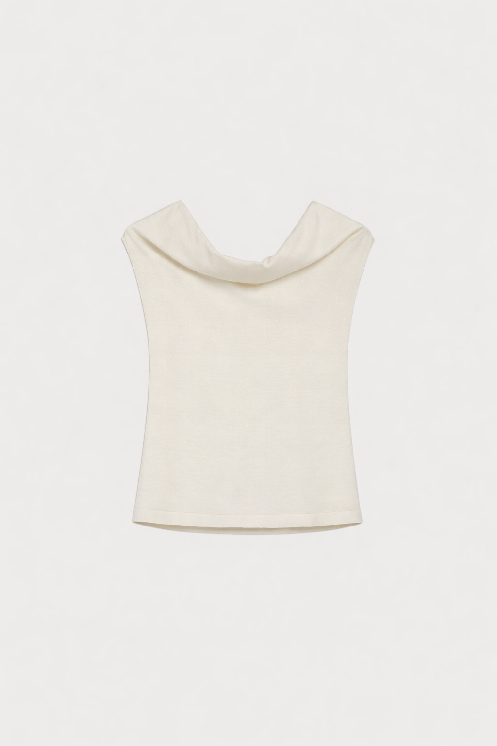 Semicouture 平口短上衣(米白)