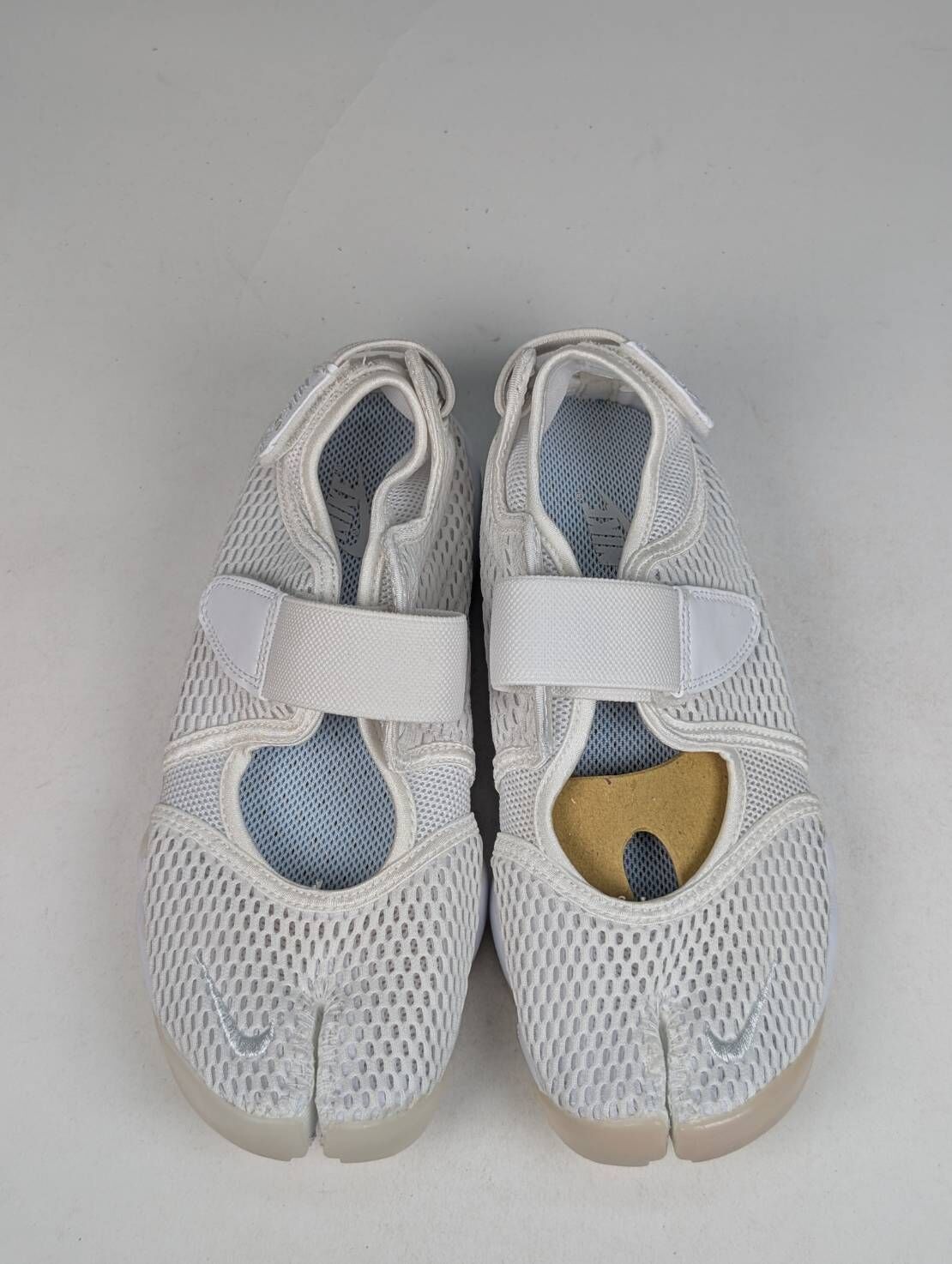 微瑕疵-左右腳鞋面鞋底泛黃 848386-100 W7  W NIKE AIR RIFT BR 忍者鞋 白色