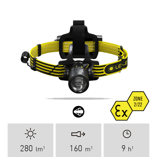 Ledlenser iL7R ATEX Zone 2/22 Rechargeable LED Torch 501052
