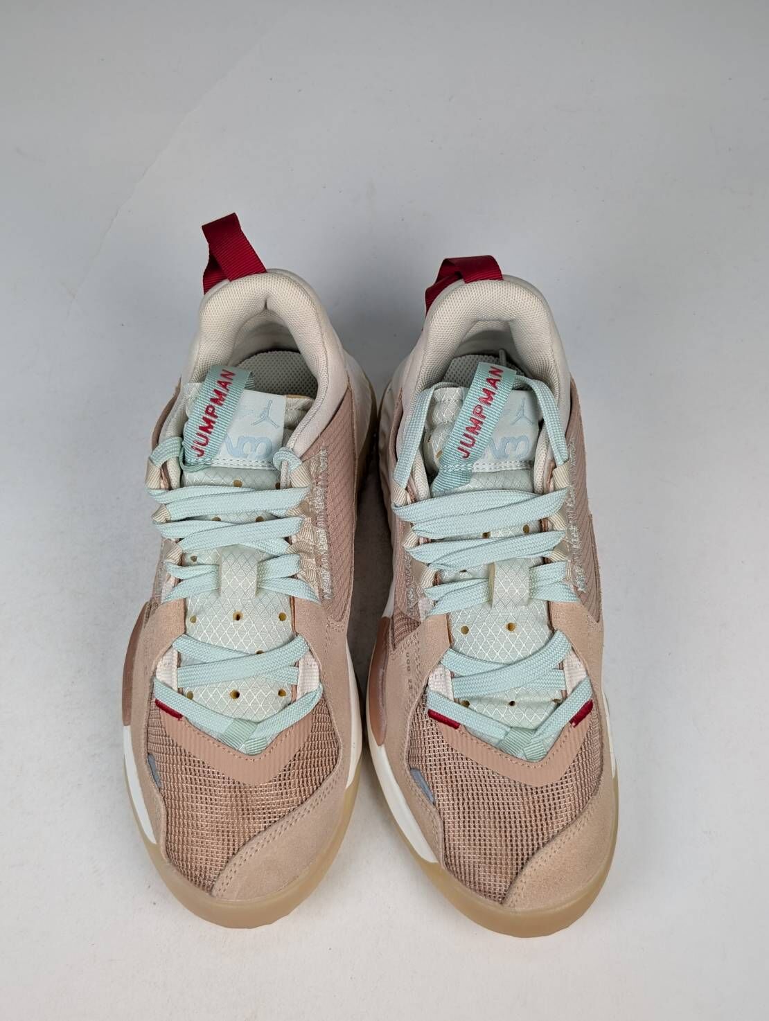 微瑕疵-左右腳鞋底中底色差(盒內都是右腳) CT1003-200 W6.5 W Jordan Delta 卡其紅 休閒鞋 女鞋