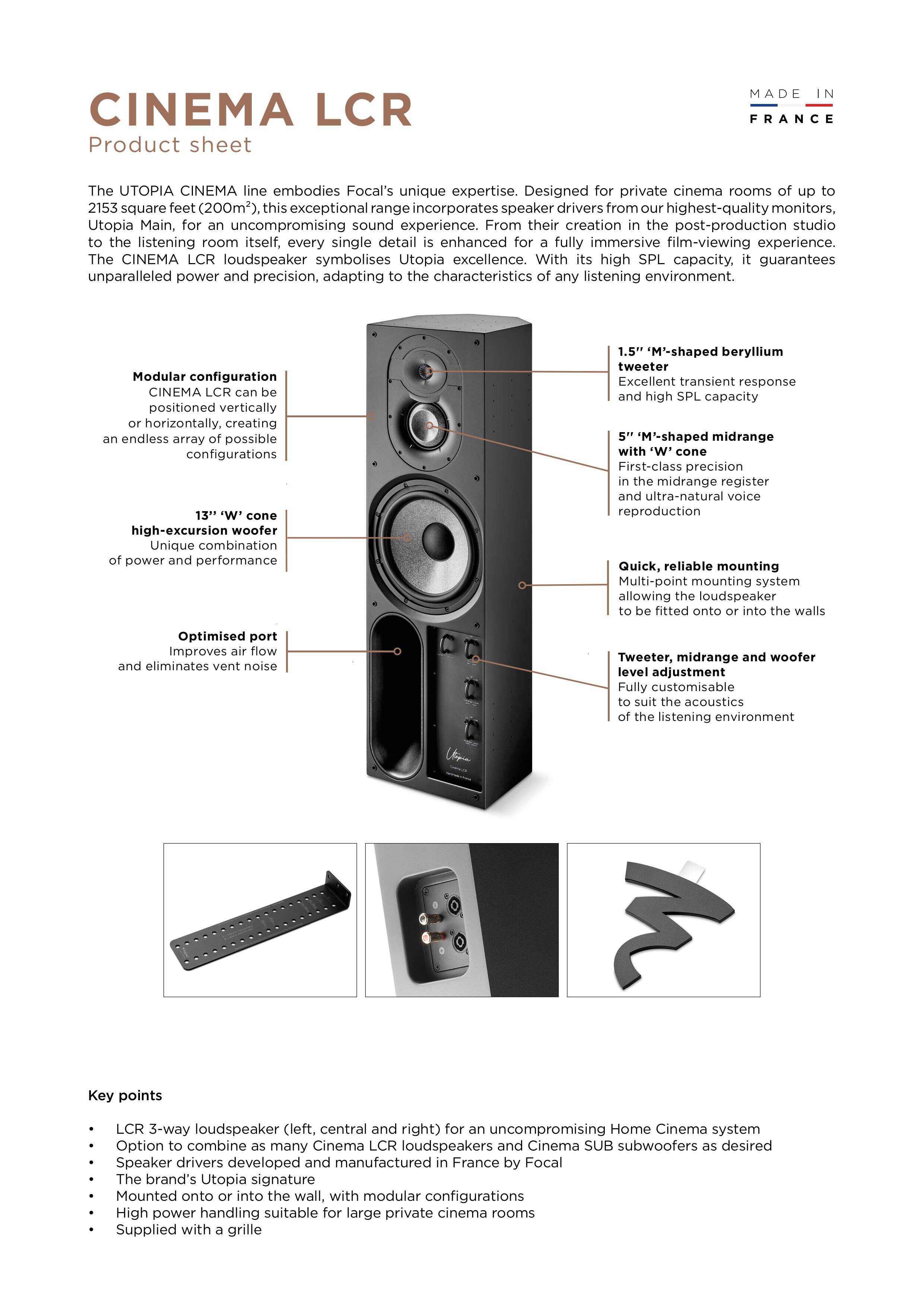 Focal Utopia_Cinema_LCR_EN-product sheet-pg1