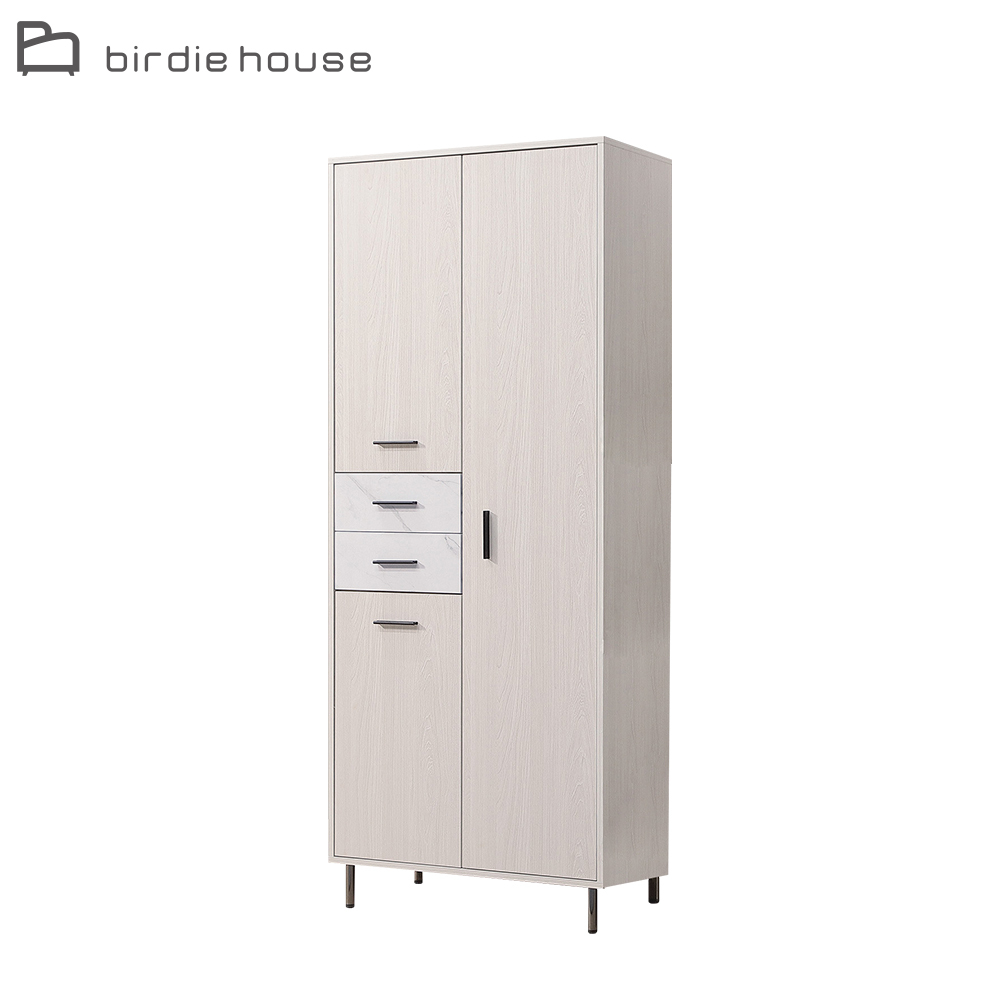 柏蒂家居-艾菲特2.7尺三門二抽收納高鞋櫃