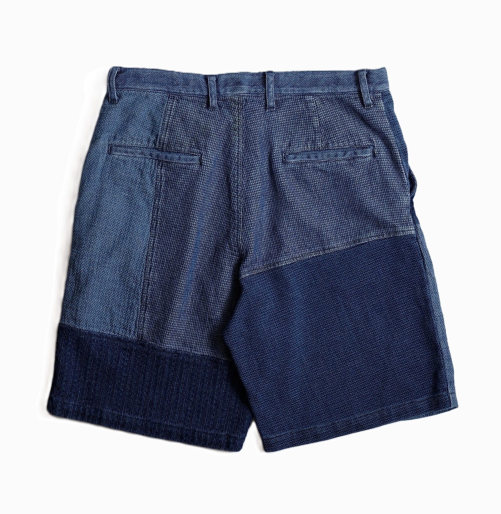 FDMTL JAPAN 2026 PATCHWORK SHORT PANTS 3YR WASH *MADE IN JAPAN - PRE ORDER ITEM (預訂中)