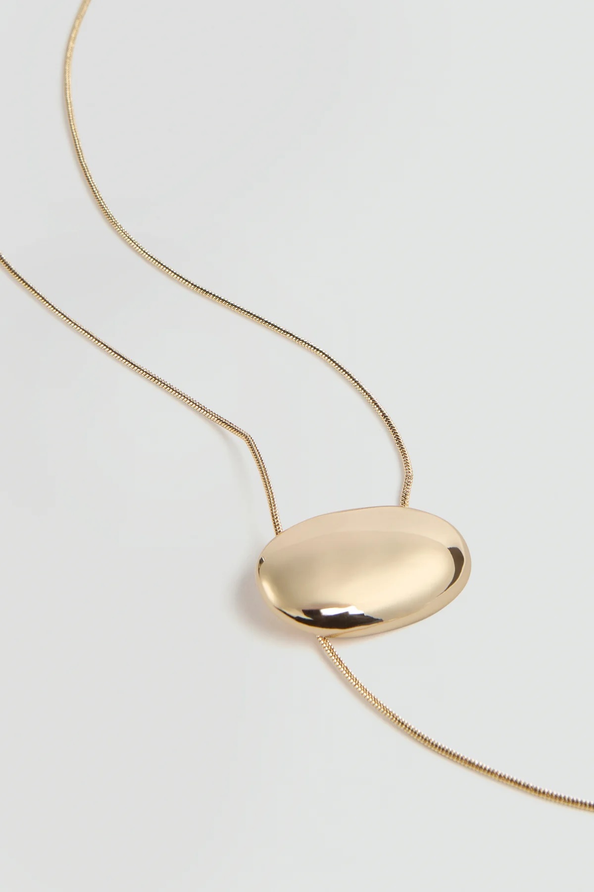 Semicouture 橢圓球長鏈(金)
