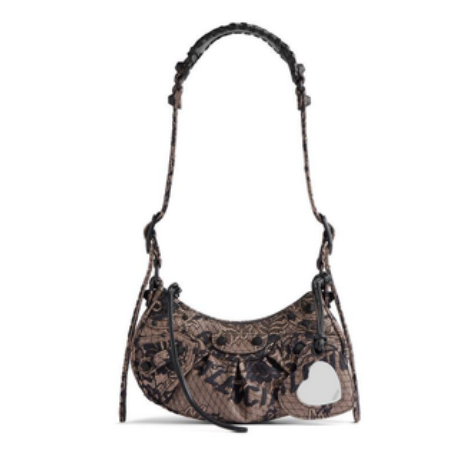 英國代購 -巴黎 世家 Le Cagole XS Shoulder Bag With Dentelle（6713092AA591096）