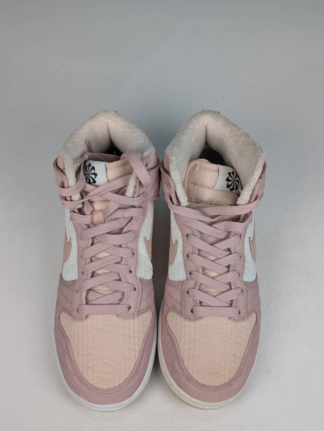 微瑕疵-左右腳中底鞋底色差 DN9909-200 W7 Nike Dunk High LX Next Nature '' Toasty '' 粉白拼接 環保材質 女款