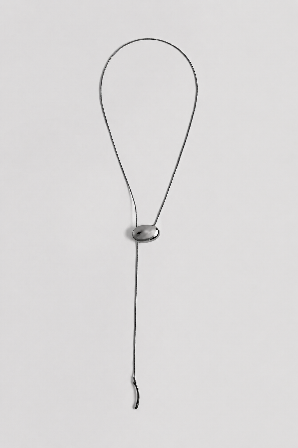Semicouture 橢圓球長鏈(銀)