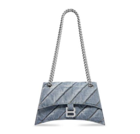 英國代購 -巴黎 世家 Crush Chain Bag Small（7163512AAGX4661）