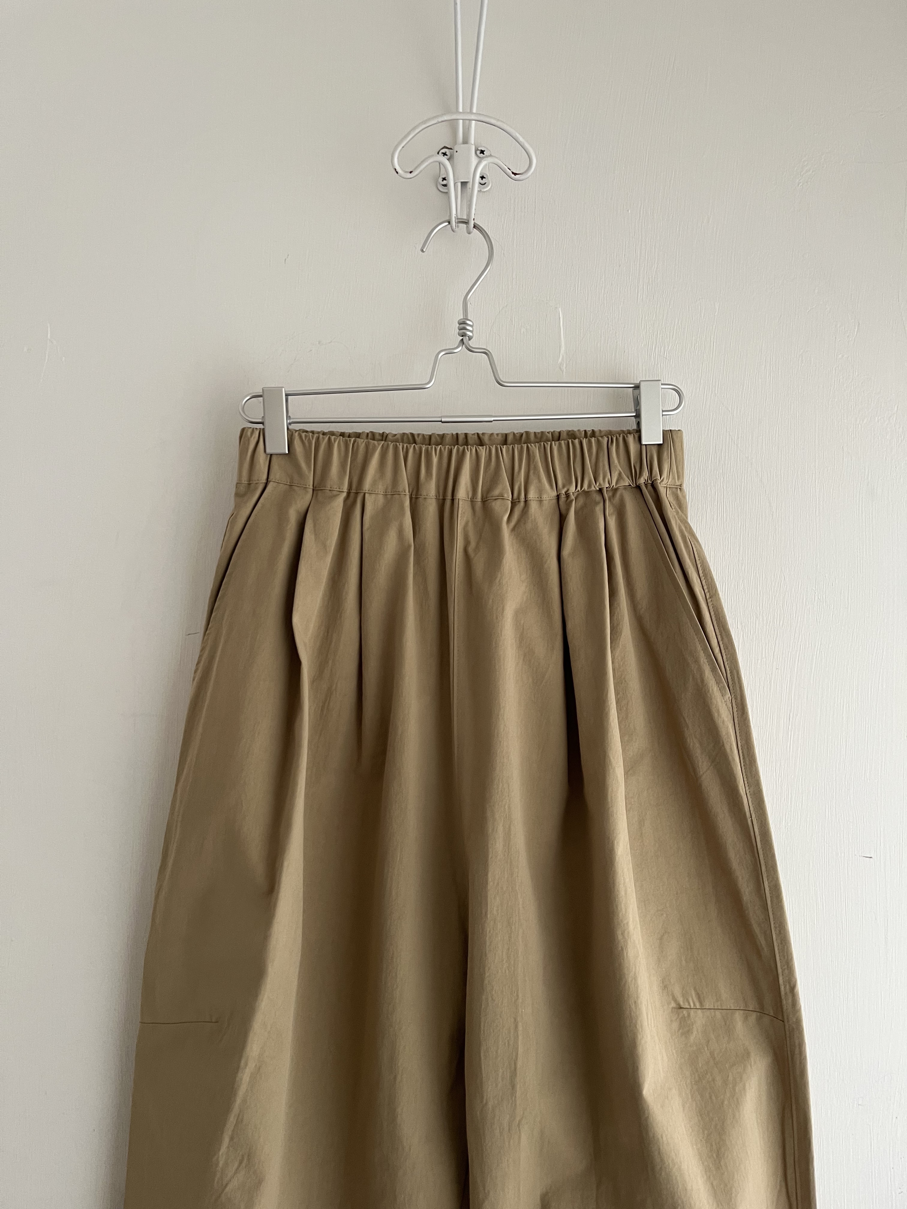 日本製DIARIES卡其色全橡筋闊褲