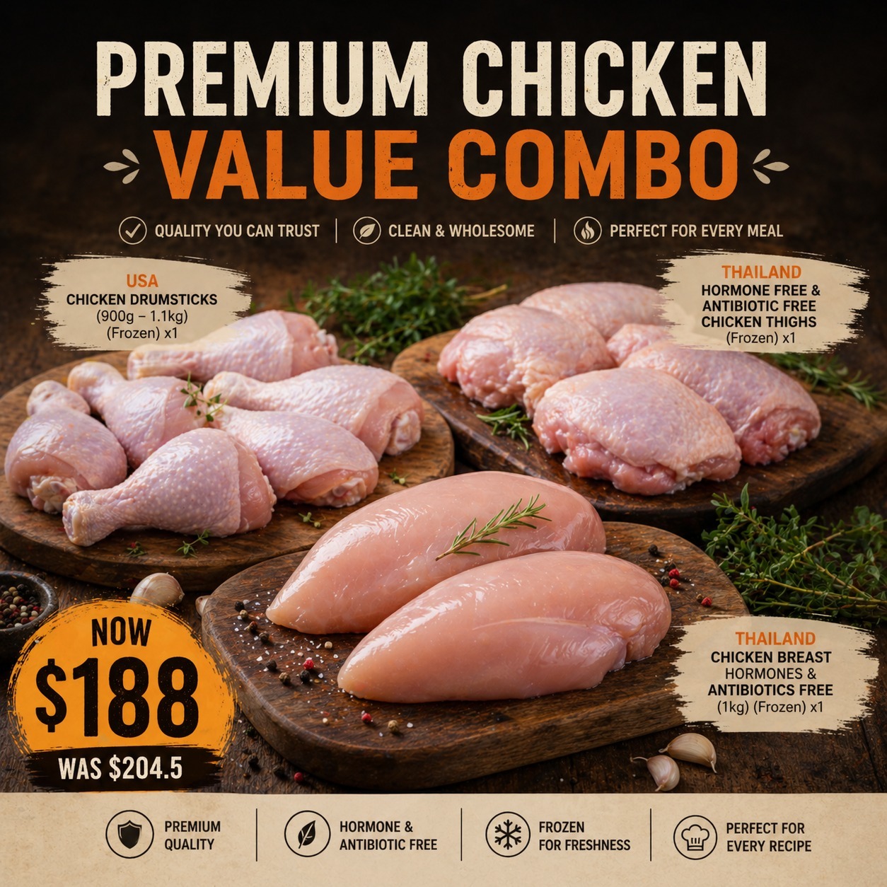 PREMIUM CHICKEN VALUE COMBO