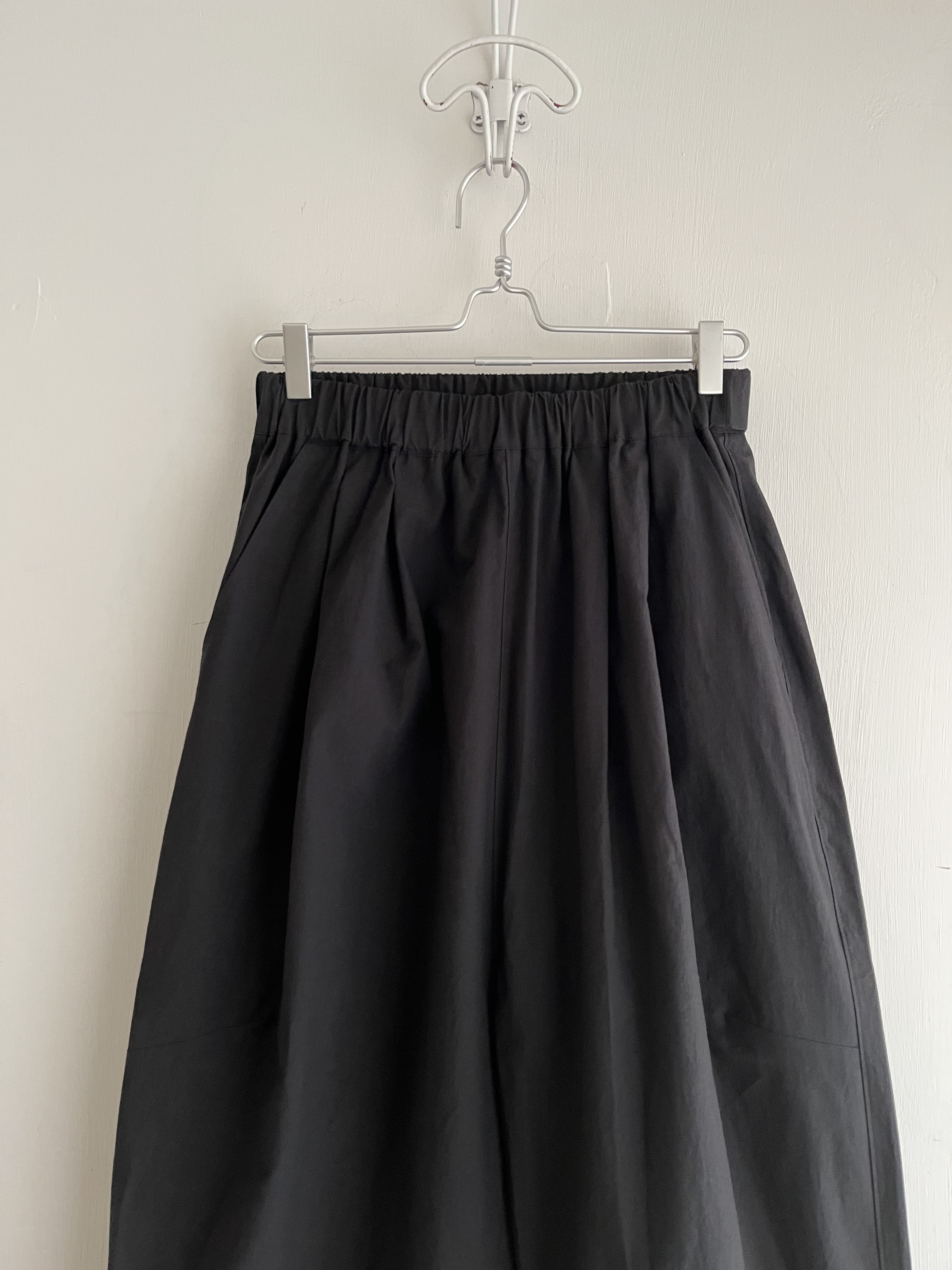 日本製DISRIES黑色全橡筋闊褲