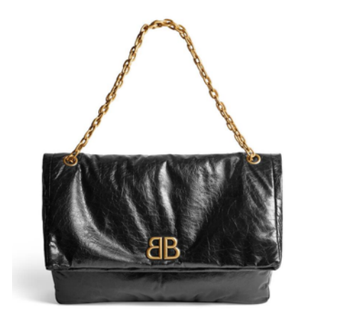 英國代購 -巴黎 世家 Monaco Chain Bag Large（7659332AAR81000）