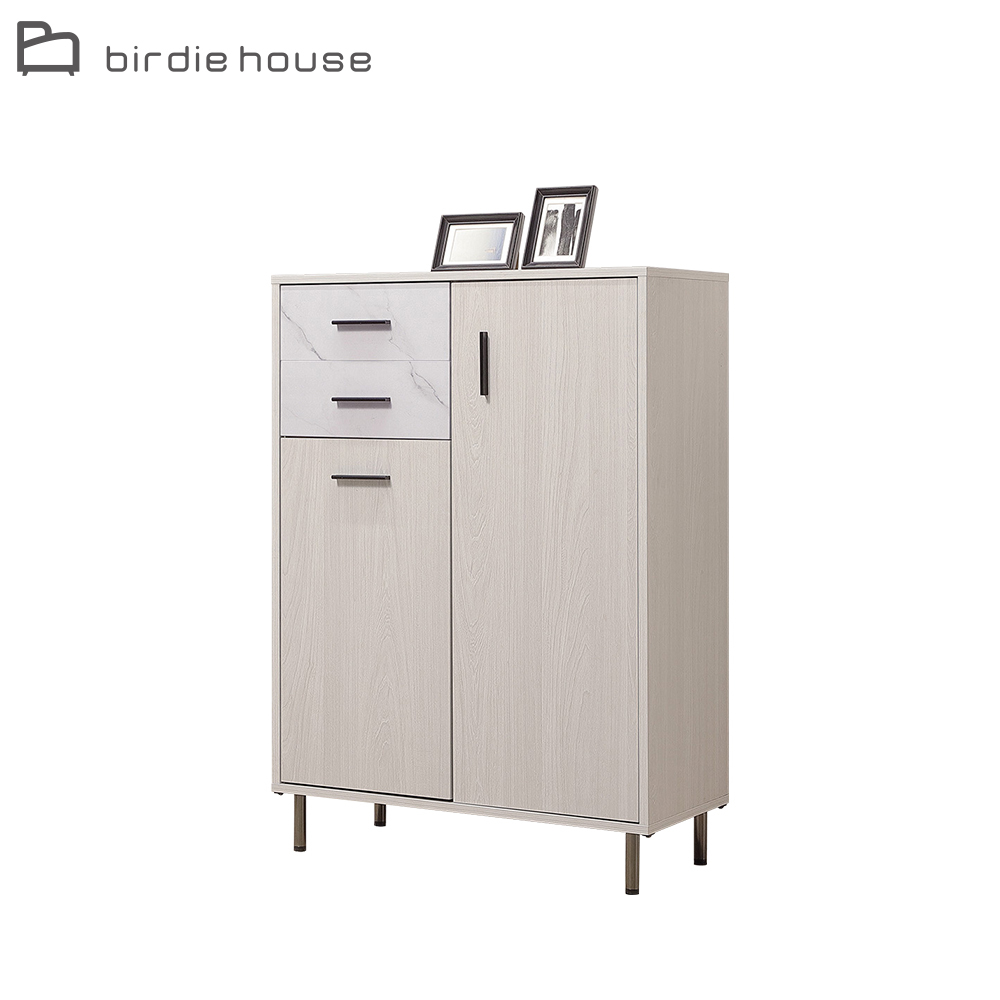 柏蒂家居-艾菲特2.7尺二門二抽收納鞋櫃