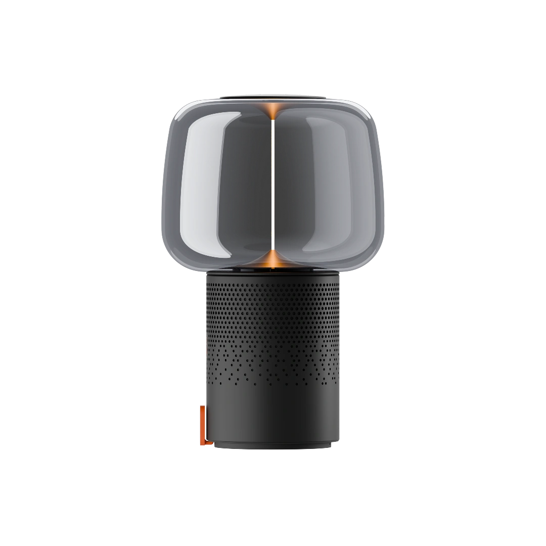 Kooduu Serena PLAY · Metallic Anthracite 藍牙喇叭燈｜SOUND BY JBL®・手工玻璃燈罩