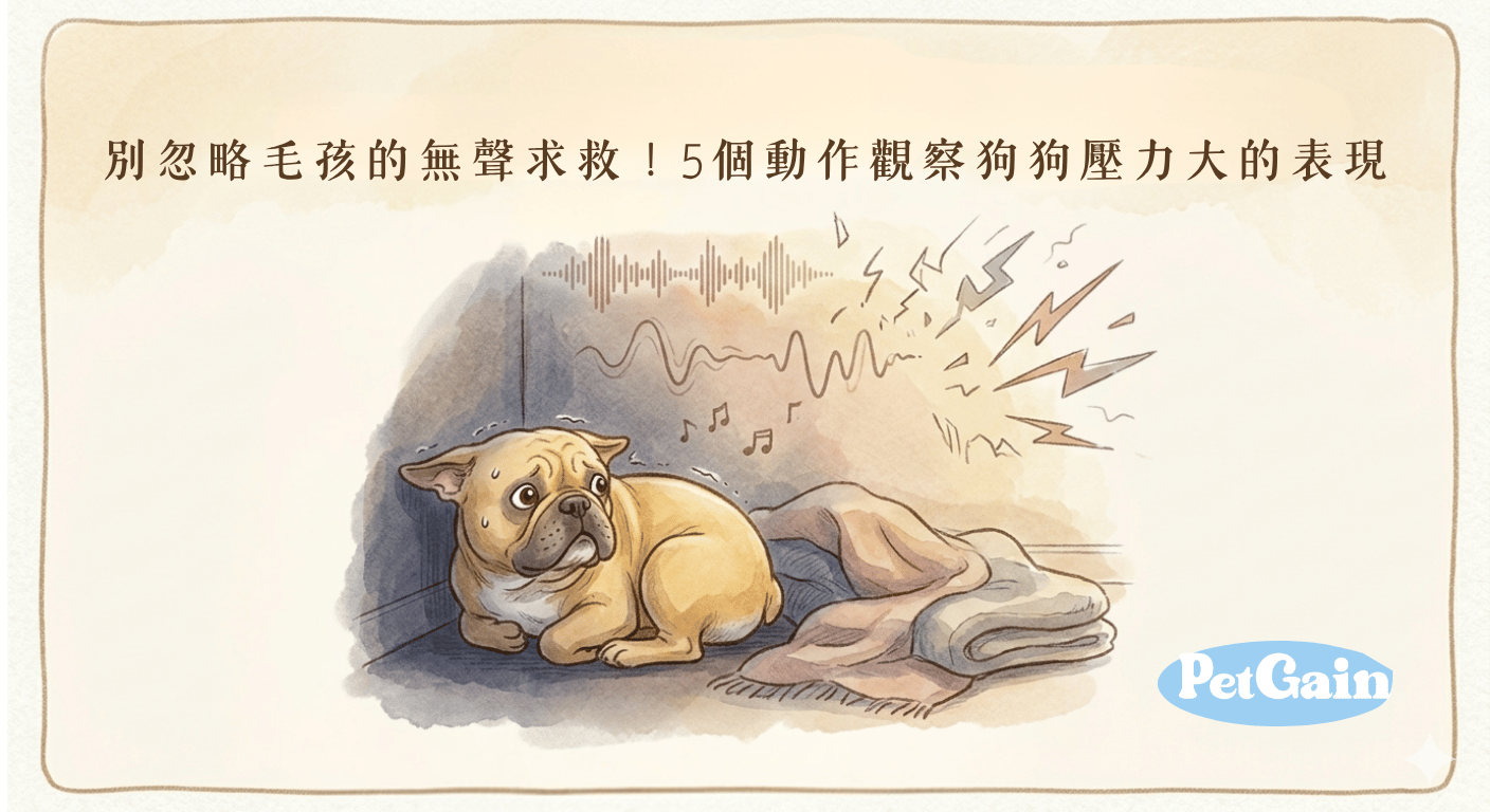 狗狗壓力大的五個表現