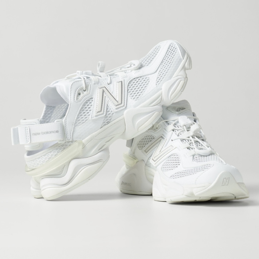 NEW BALANCE 9060 全白 運動 涼鞋 中性鞋款 U90606B5