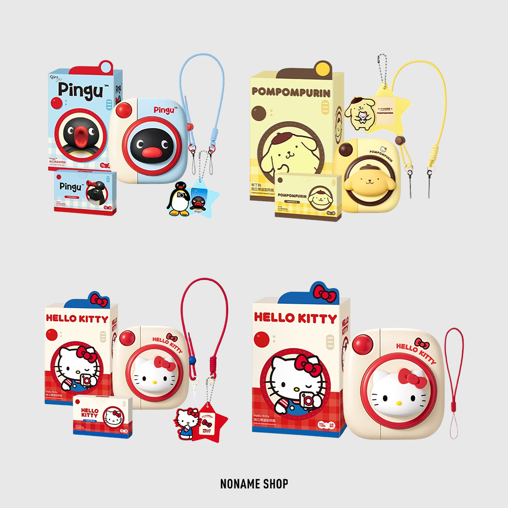 PINGU 企鵝家族 SANRIO 三麗鷗 HELLO KITTY/布丁狗 拍立得造型 掛飾 風扇 電扇