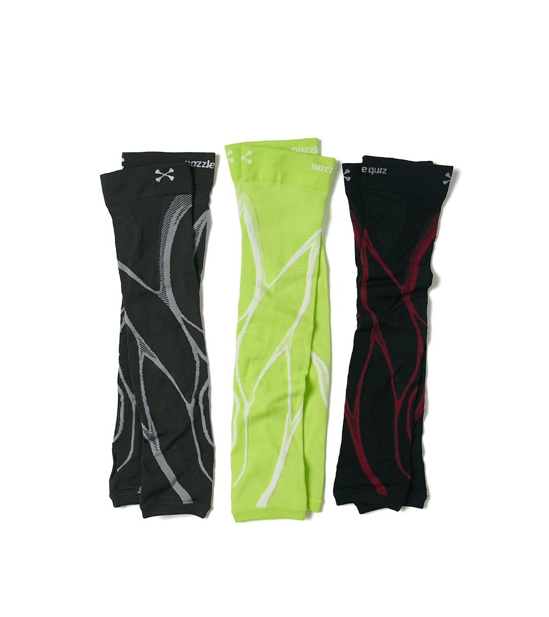 nozzle quiz®｜Tactel® Contour Sleeves (Black/Grey/Flour)