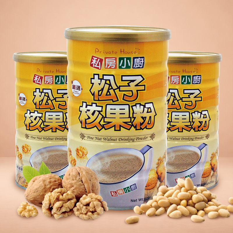 【優惠組合】頂級松子核果粉3入組