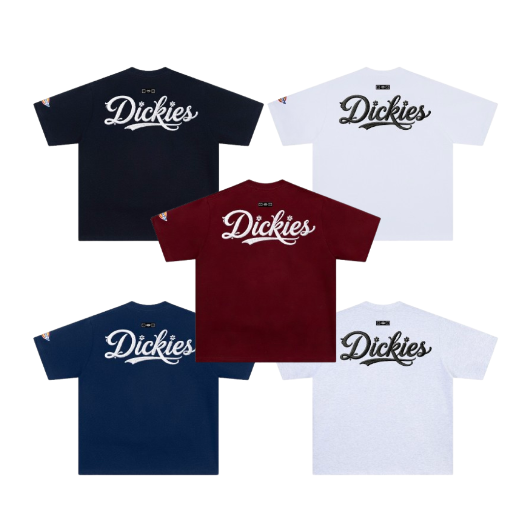 『預購商品』Dickies 刺繡草寫花卉字母LOGO 寬鬆短踢 DKU262NKT597