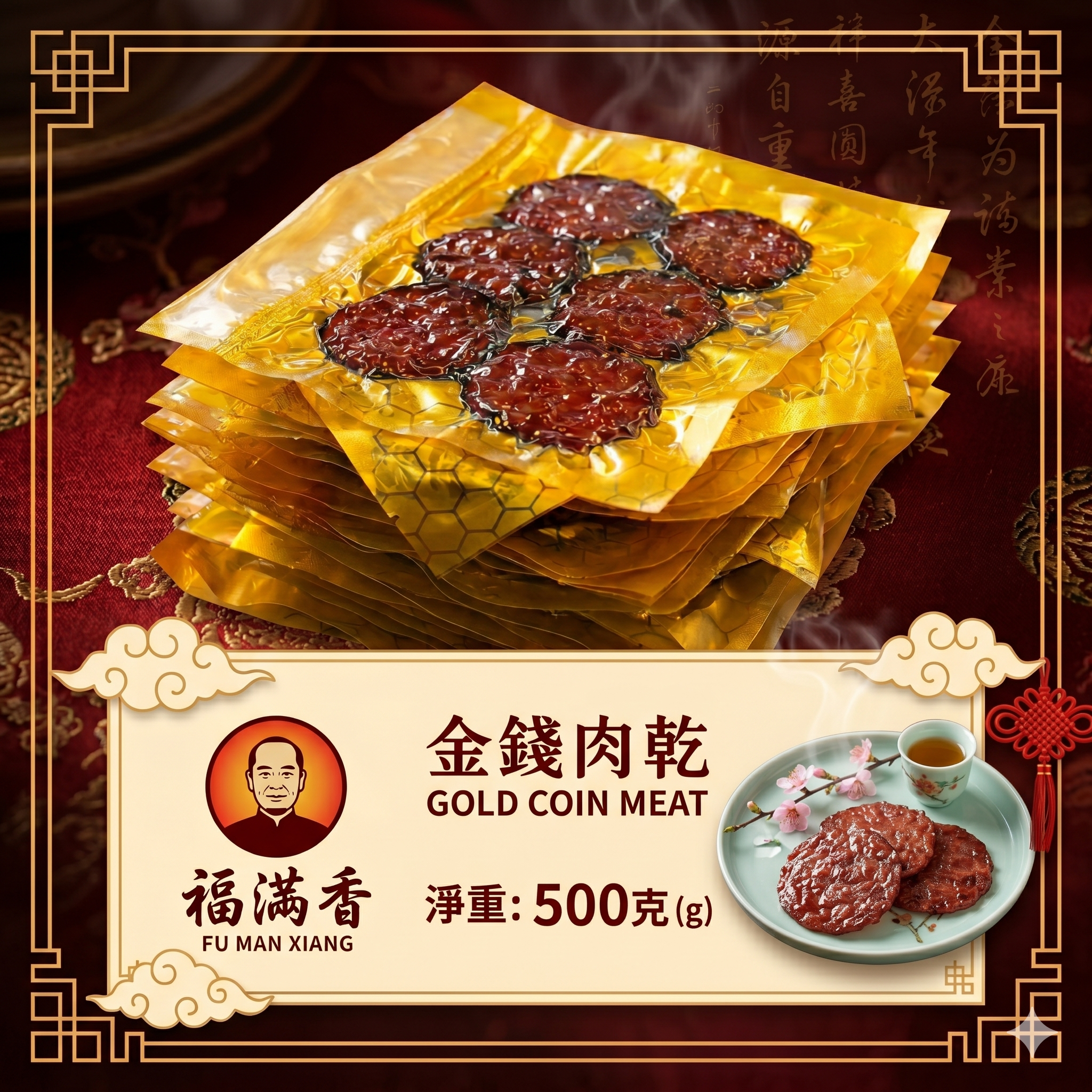 【直播】LX0427819 福滿香 金錢炭燒肉乾王