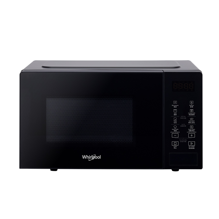 (預購)Whirlpool 惠而浦 20L 2合1燒烤微波爐 迷霧黑(MWP203EBT)