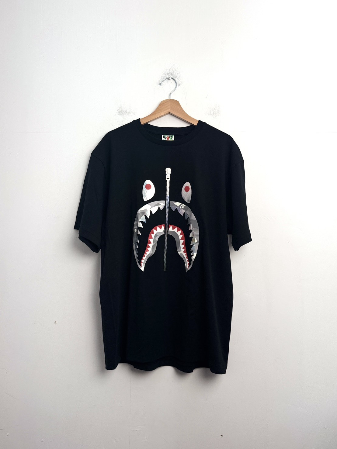 A BATHING APE (BAPE) City Camo Shark Tee SIZE 2XL