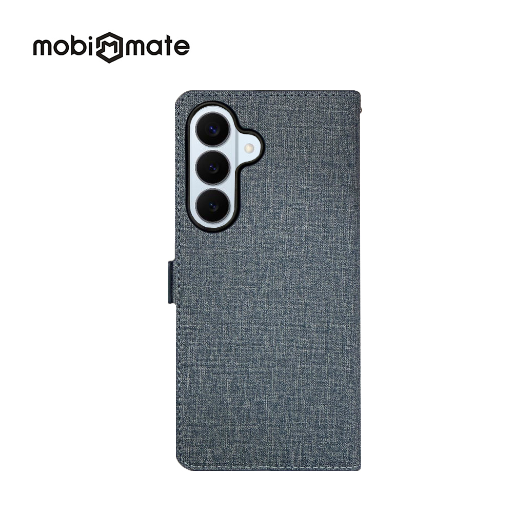 Mobi Mate 三星S26 側掀站立式磁吸皮套-藍
