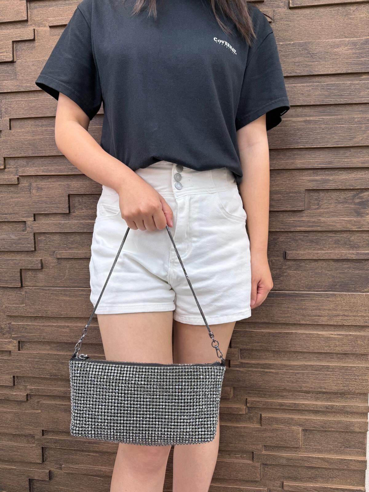 LYS01658 KATE SPADE 閃閃拉鏈手拿包 27x13CM