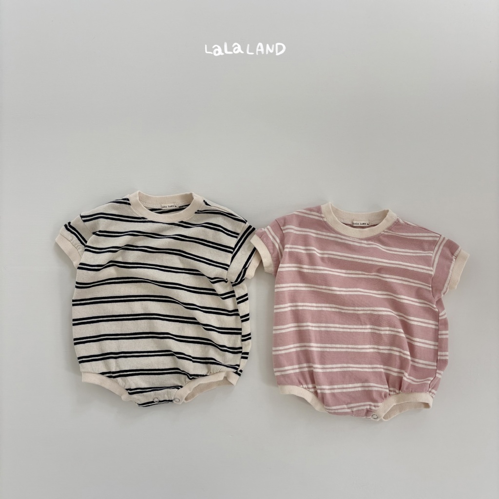 韓國🇰🇷LALA LAND 條紋包屁衣(6M-18M)