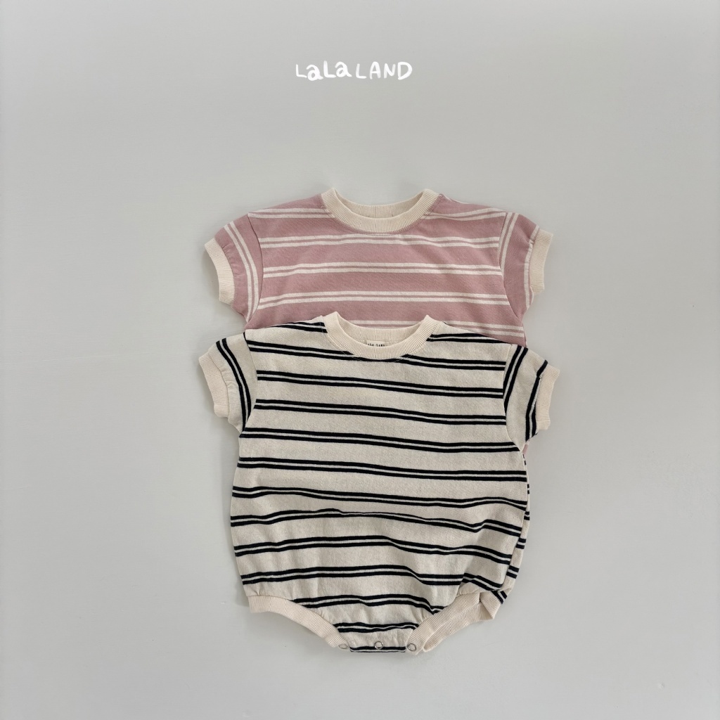 韓國🇰🇷LALA LAND 條紋包屁衣(6M-18M)