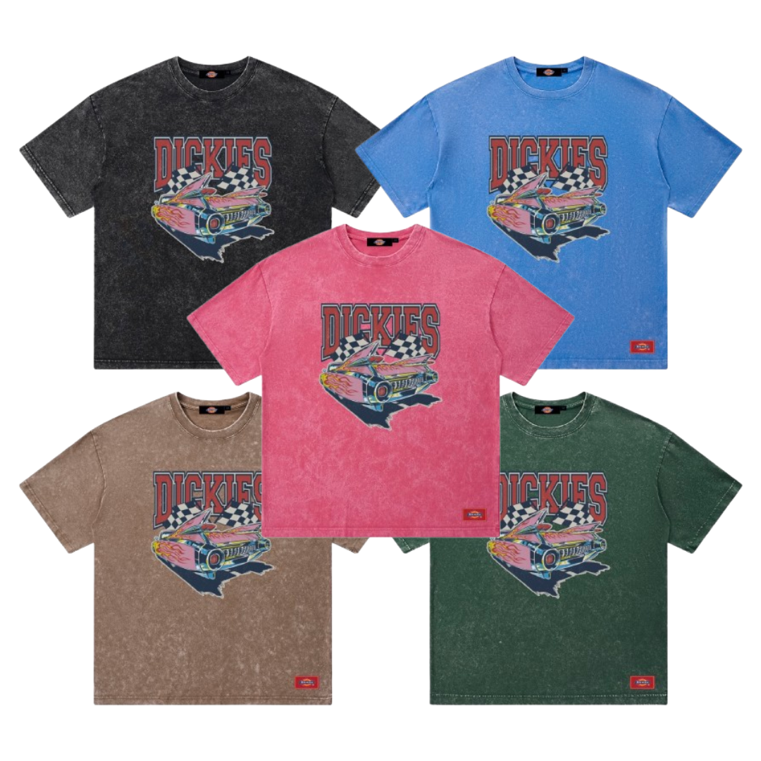 『預購商品』Dickies 美式復古水洗賽車 寬鬆短踢 DKU262MKTD02