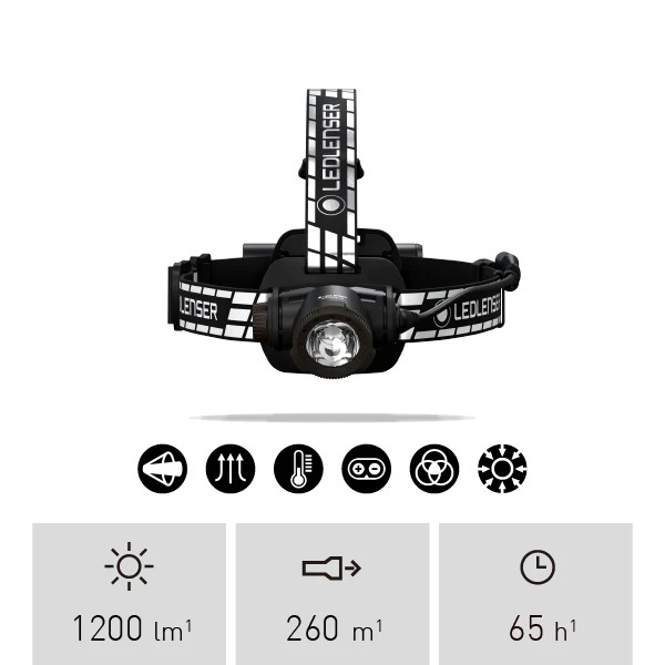 Ledlenser H Series H7R Signature Rechargeable Waterproof Headlamp 502197