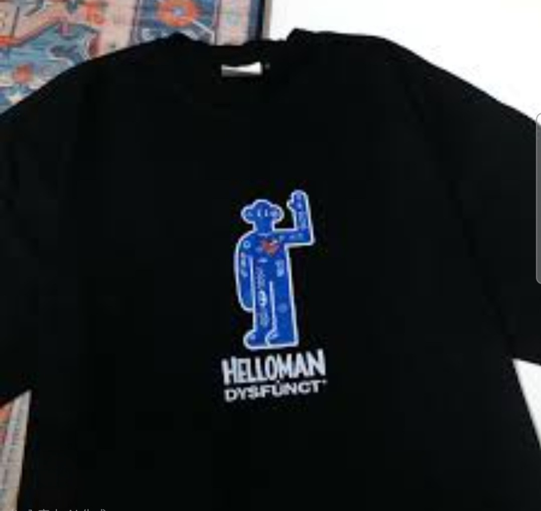 KR 韓國DYSFUNCT 印花T- SHIRT （清貨價貨品，不設退換）(K3 BR634)