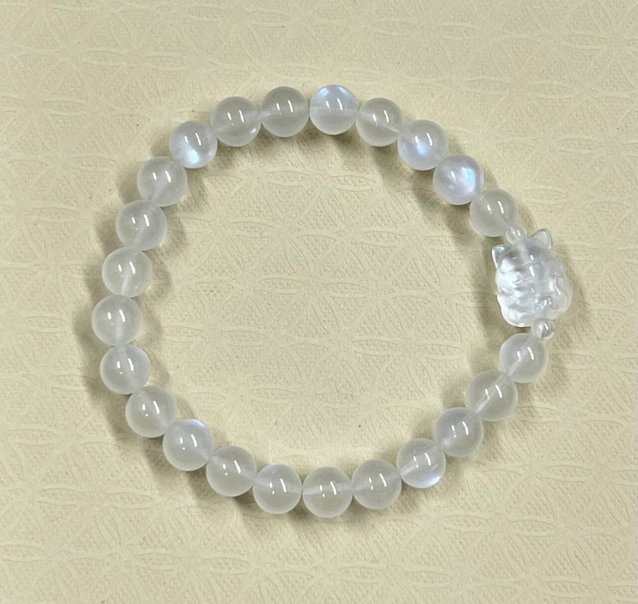 [S] GEMZ & CO TSB BLUE SHEEN NTF MOONSTONE BRACELET , C46 (C46)