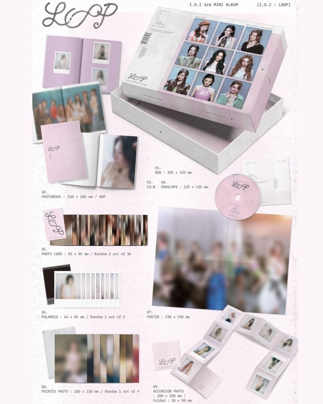 I.O.I 3rd mini Album [ I.O.I LOOP ]
