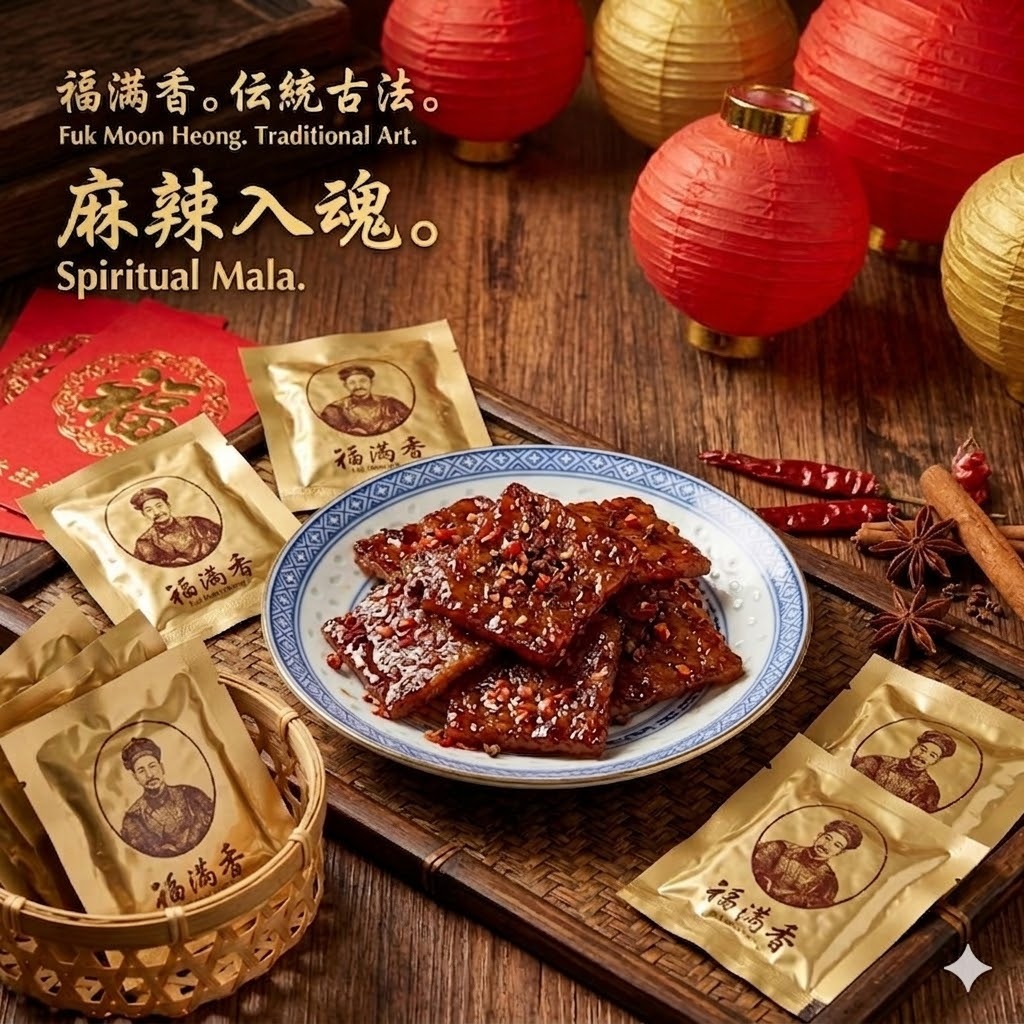 【直播】LX042717 福滿香 迷你麻辣肉乾 500g