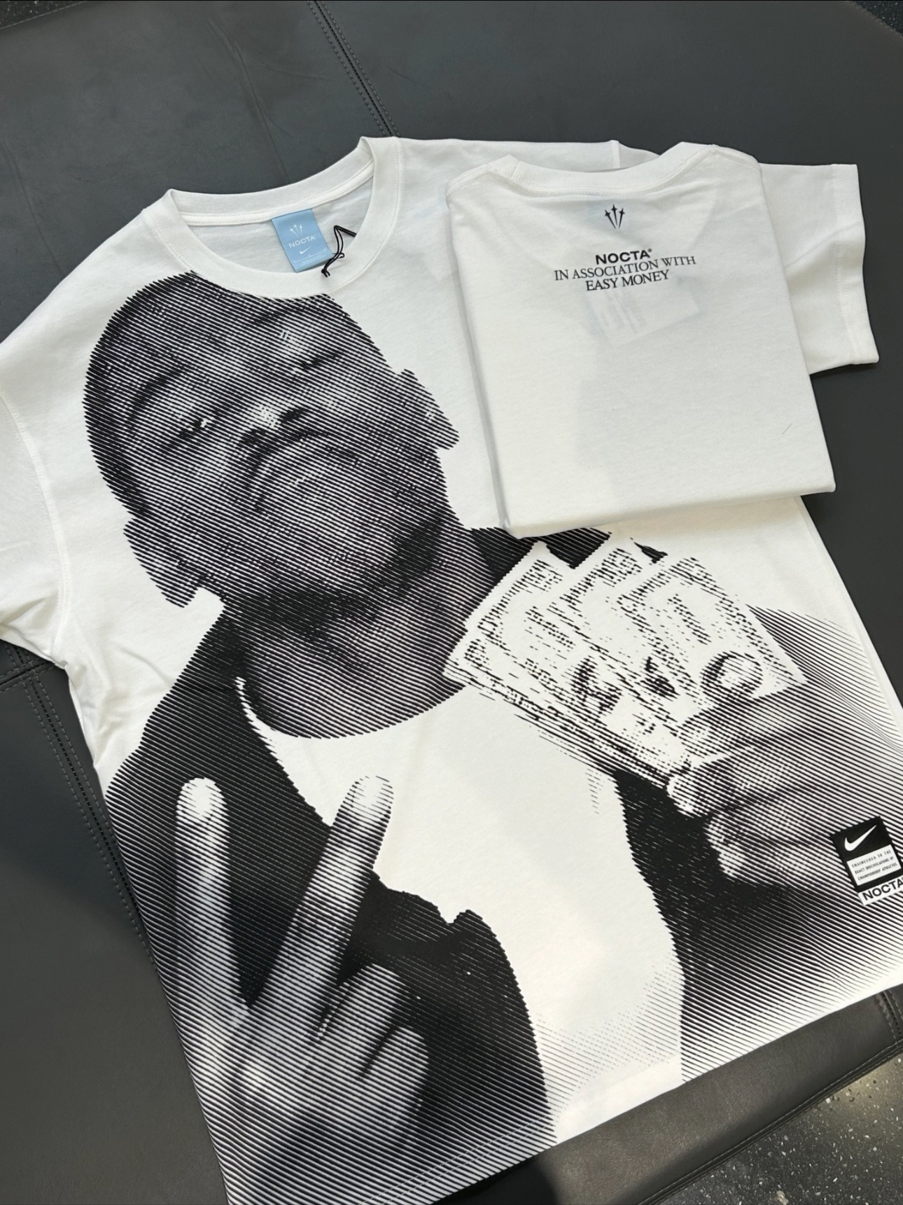 男款 NIKE KEVIN DURANT X NOCTA TEE 白色 KD 聯名款 印花 運動 休閒 短袖 短T【IM4682-100】NKTF