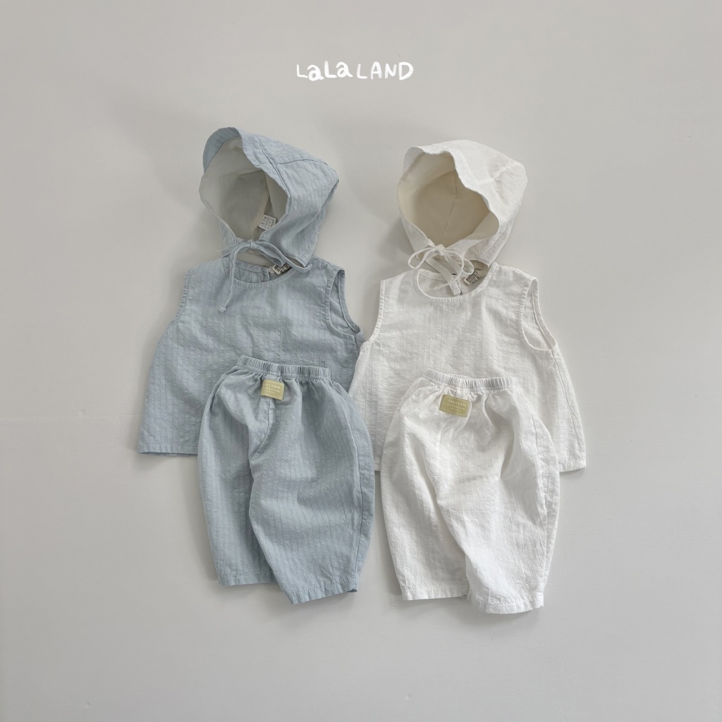 韓國🇰🇷LALA LAND 純色泡泡感套裝(6M-18M)