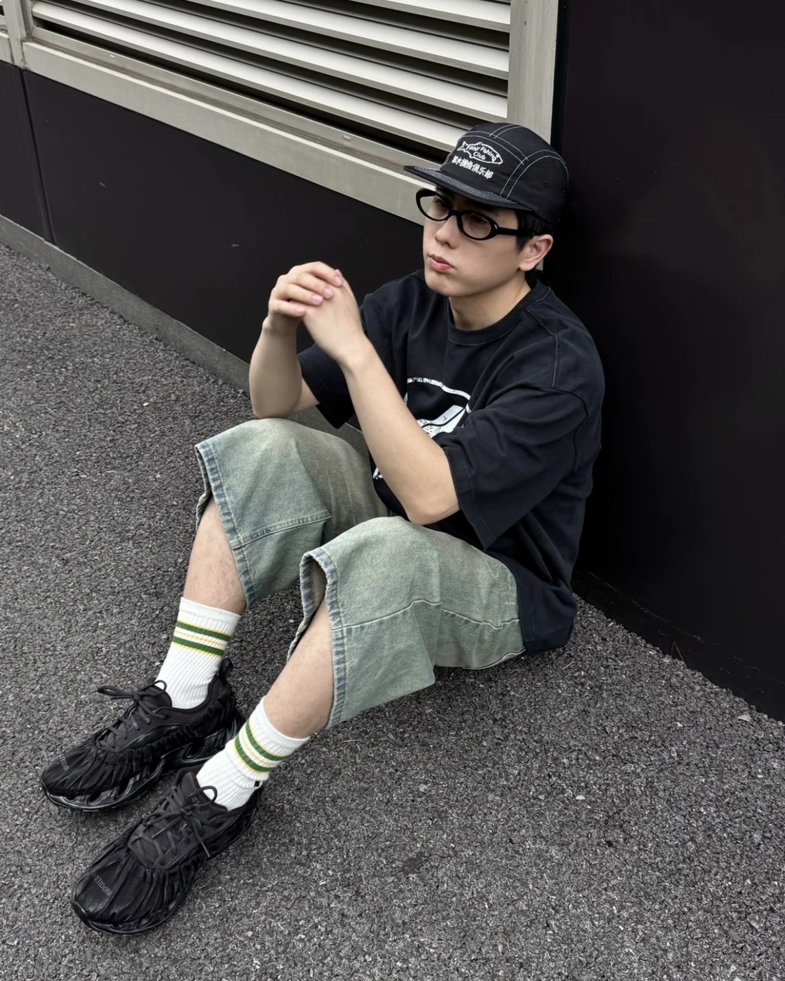 【預購】FILA x WE11DONE VETTA 低筒厚底老爹 黑色 F12M622140FCV