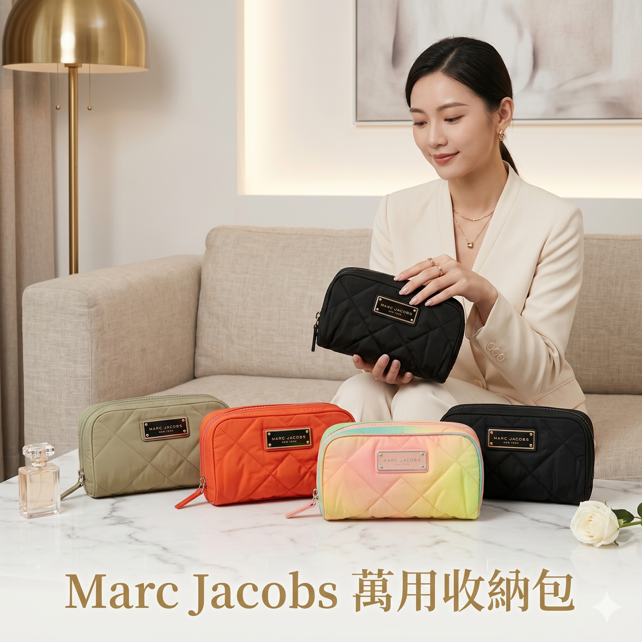 【預購】 H042752  Marc Jacobs 萬用收納包