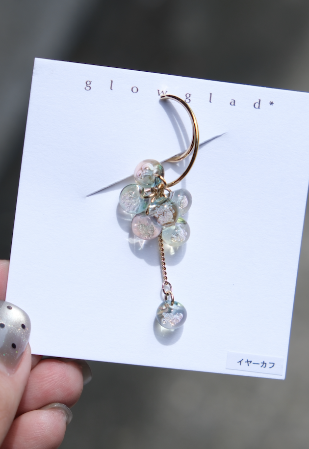 [glowglad] bubble 耳骨夾 | 幻彩 | NO.122
