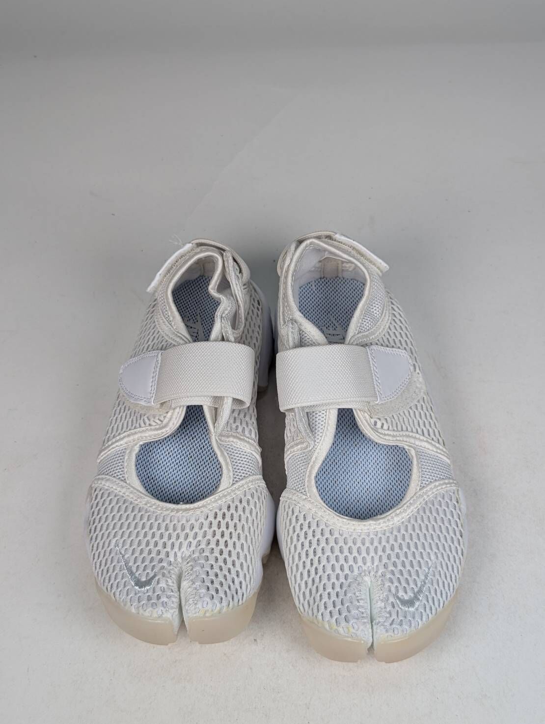 微瑕疵-左右腳鞋面鞋底泛黃 848386-100 W6 W NIKE AIR RIFT BR 忍者鞋 白色